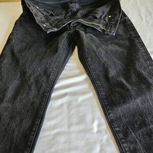 Abercrombie & Fitch 90's Vintage Stretch Black Jeans 31x28 Men's